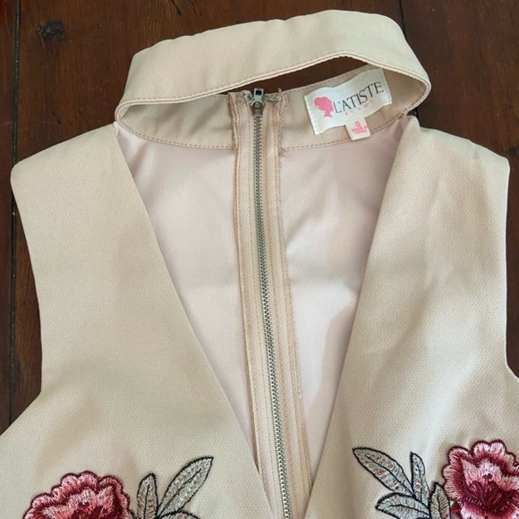 Halter Embroider Romper from These Three Boutique - Picture 3 of 4